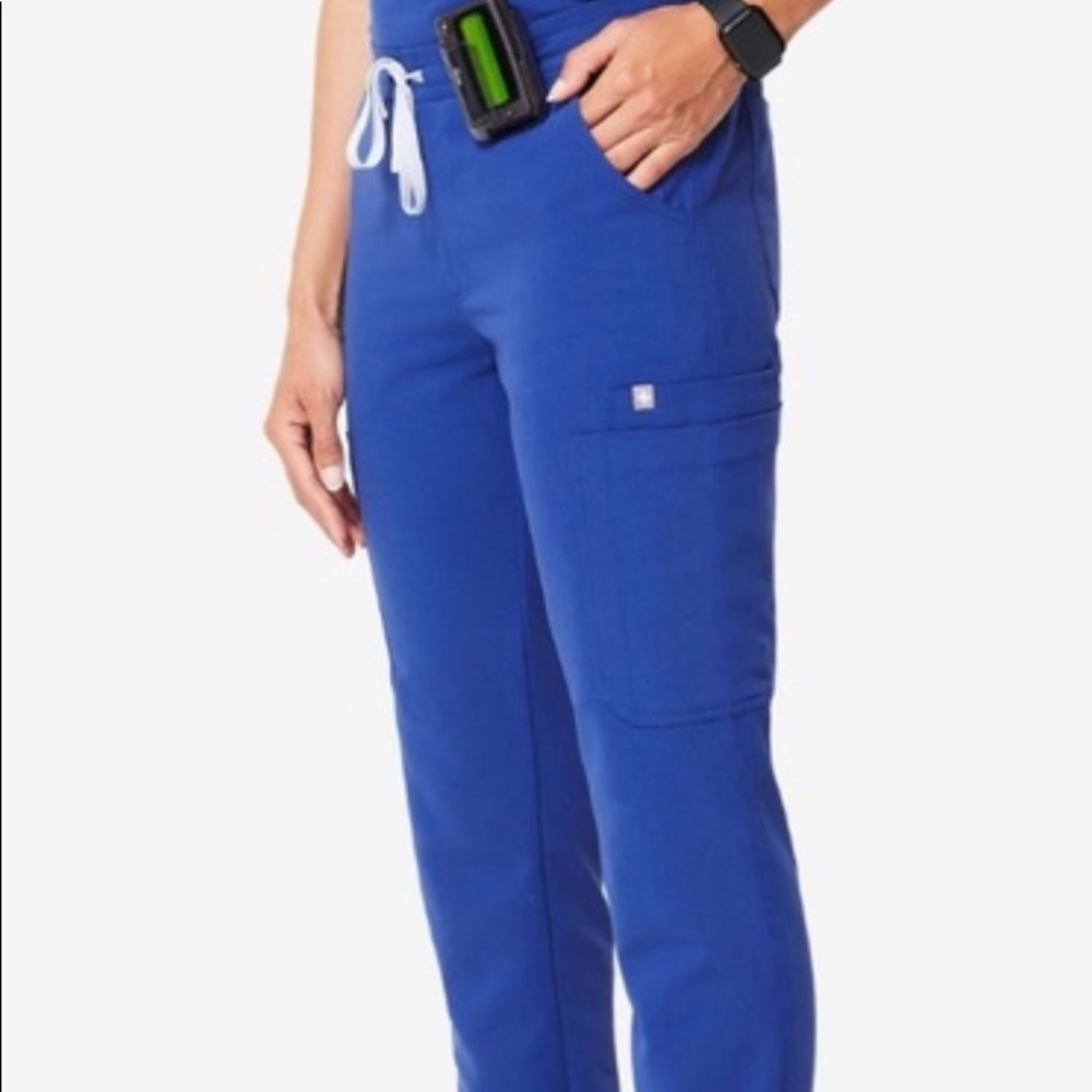 FIGS winning blue yola pants